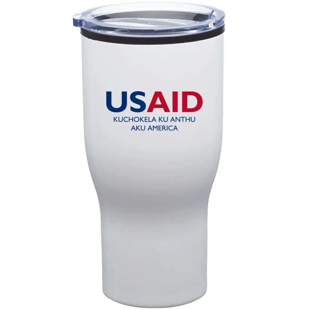 USAID Nyanja - 28 Oz. Challenger Stainless Steel Travel Mugs Tumbler