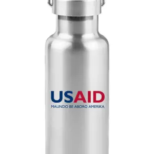 USAID Zande - 17 Oz. Stainless Steel Canteen Water Bottles