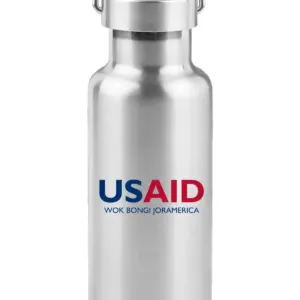 USAID Dhopadhola - 17 Oz. Stainless Steel Canteen Water Bottles