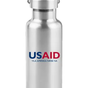 USAID Mampruli - 17 Oz. Stainless Steel Canteen Water Bottles
