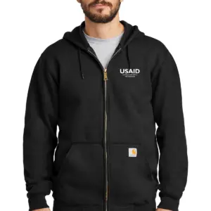 USAID Swahili - Carhartt Midweight Hooded Zip-Front Sweatshirt