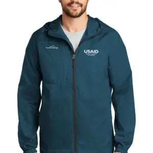 USAID Swahili - Eddie Bauer Men's Packable Wind Jacket