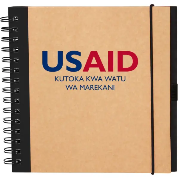 USAID Swahili - Recycled Square Notebook