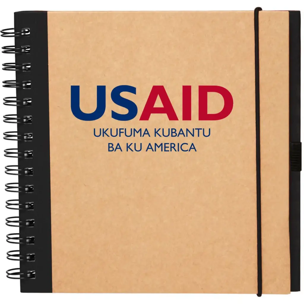 USAID Bemba - Recycled Square Notebook