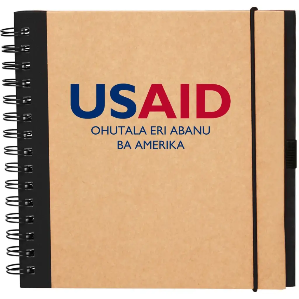 USAID Lusamiya - Recycled Square Notebook