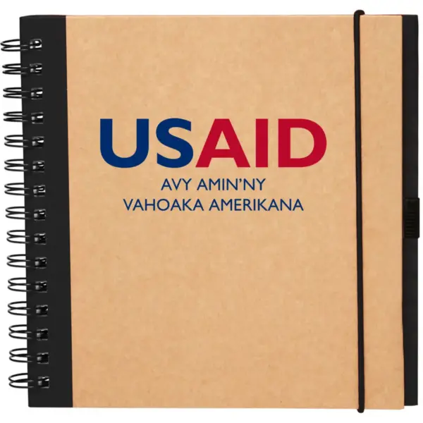 USAID Malagasy - Recycled Square Notebook