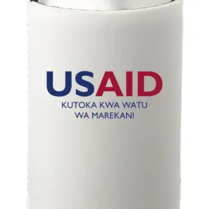 USAID Swahili - Premium Neoprene Collapsible Can Cooler