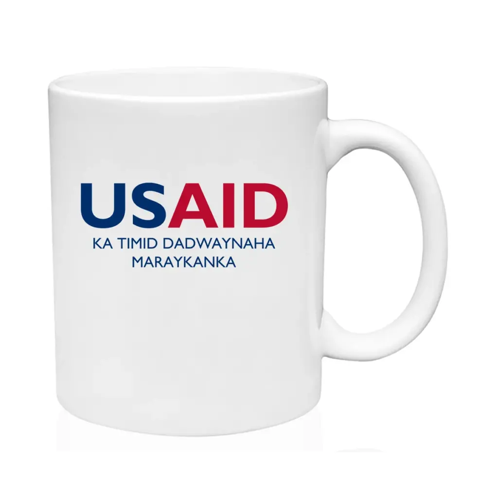 USAID Somali - 11 Oz. Traditional Coffee Mugs