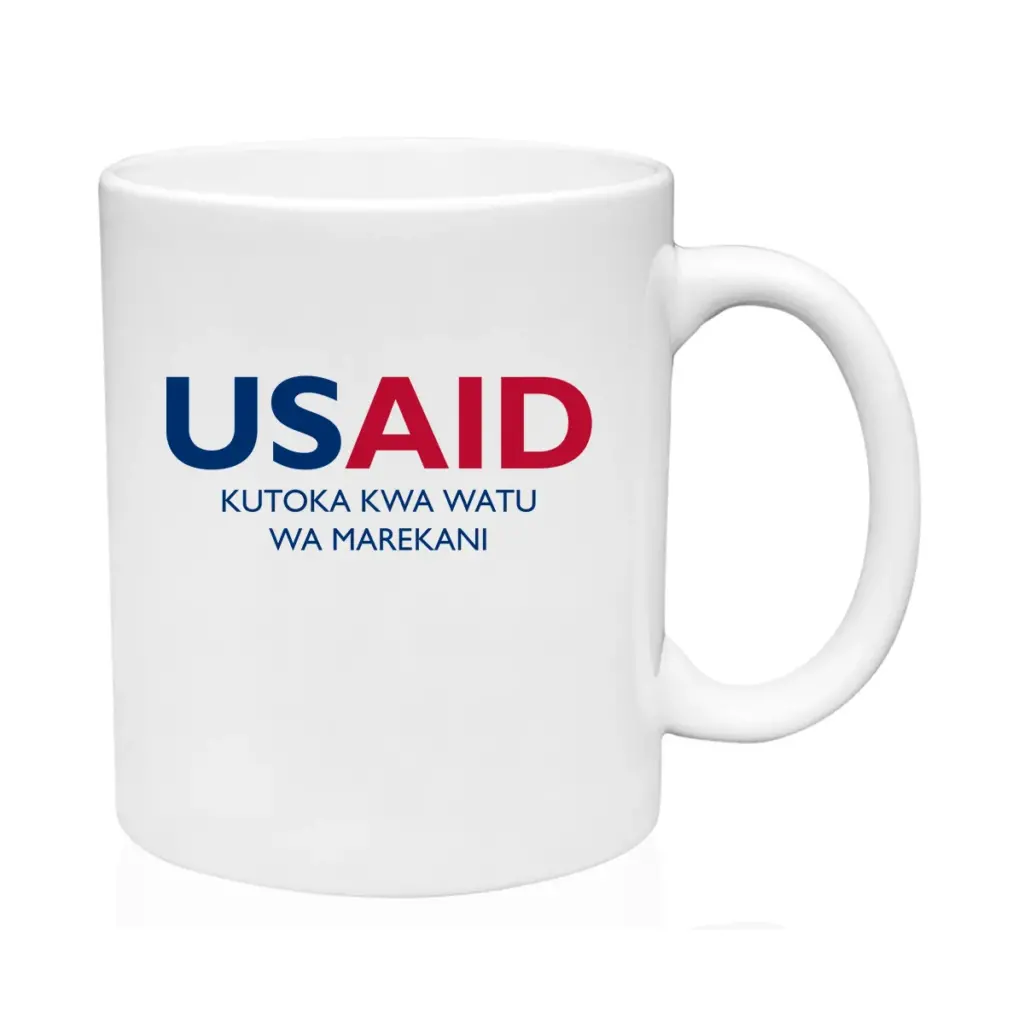 USAID Swahili - 11 Oz. Traditional Coffee Mugs