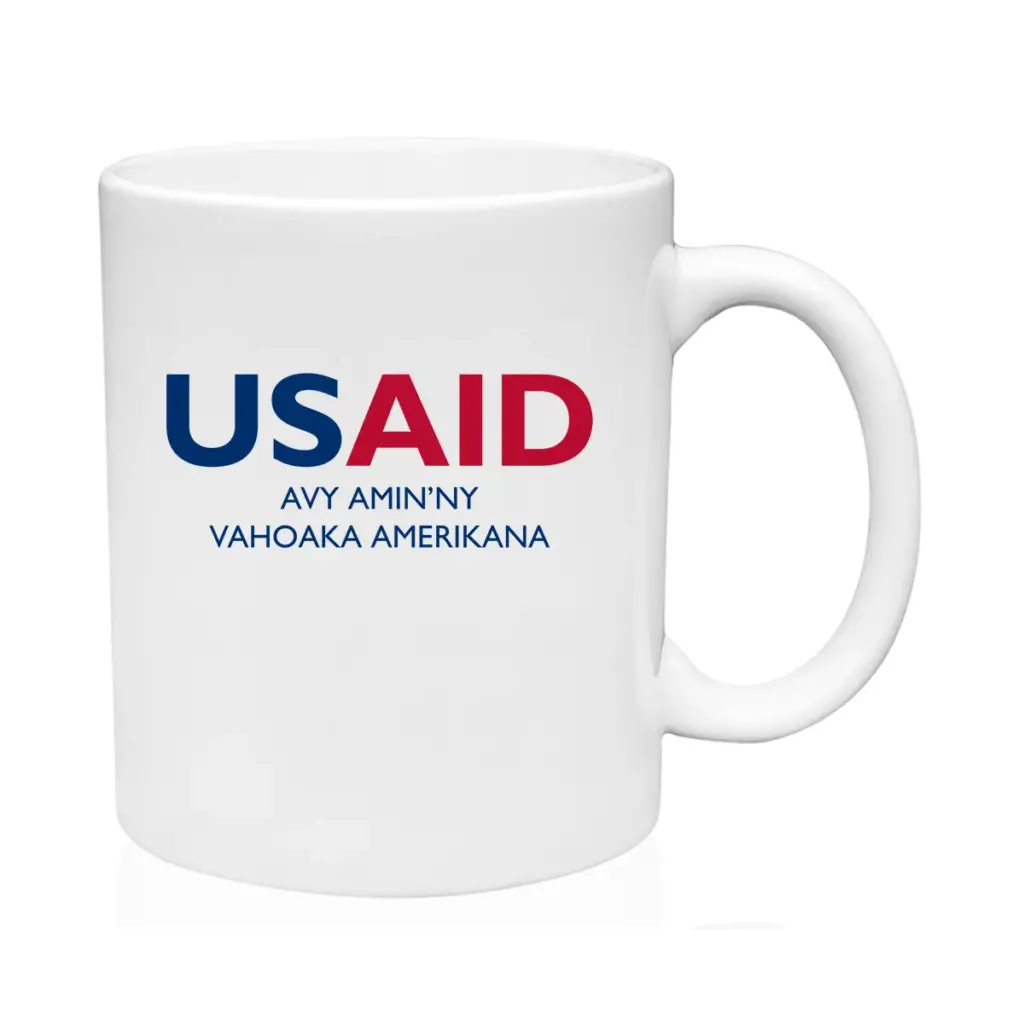 USAID Malagasy - 11 Oz. Traditional Coffee Mugs