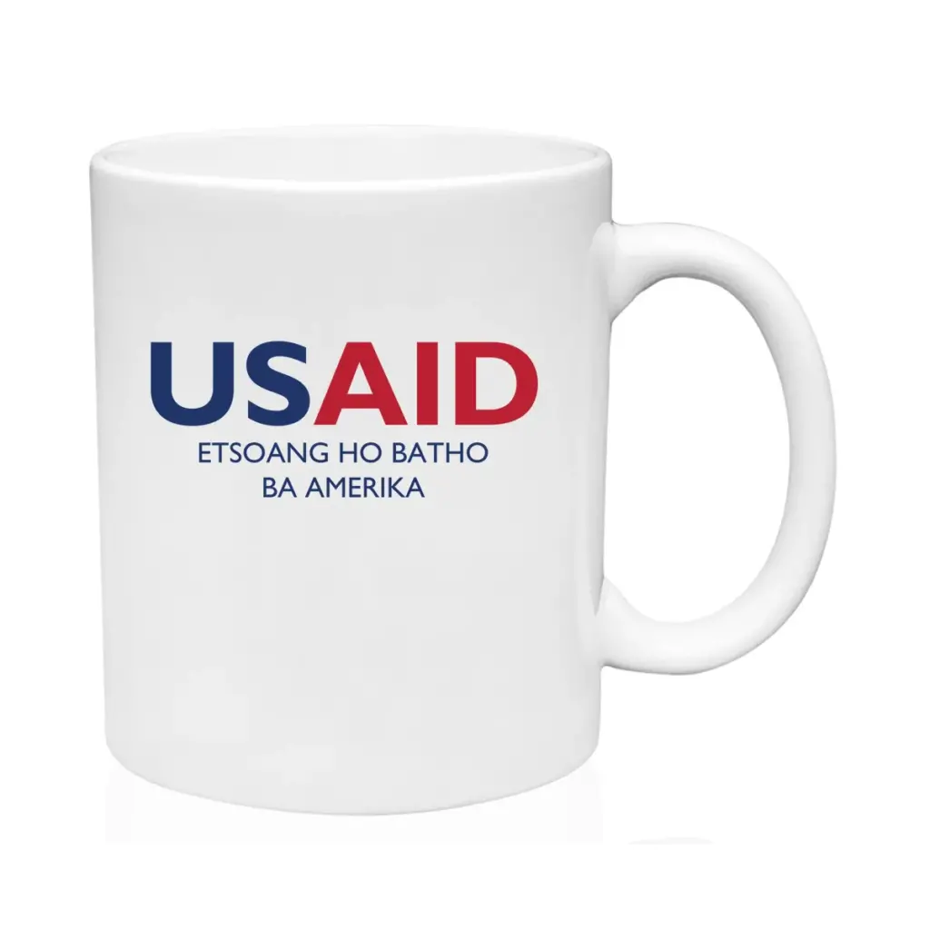 USAID Sesotho - 11 Oz. Traditional Coffee Mugs