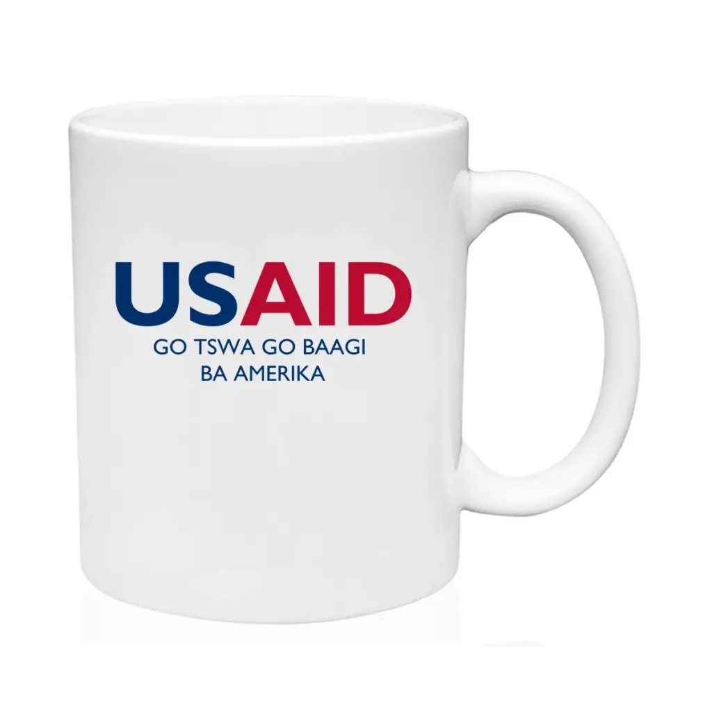 USAID Setswana - 11 Oz. Traditional Coffee Mugs