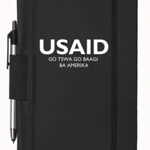 USAID Setswana - 5"x9" Executive Notebooks with Pen