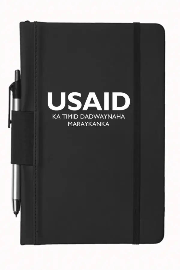 USAID Somali - 5"x9" Executive Notebooks with Pen