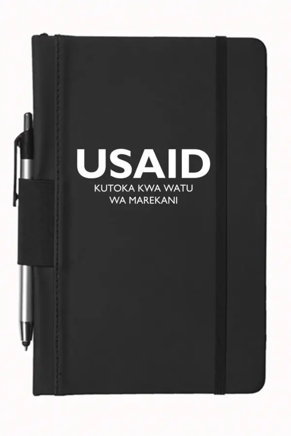 USAID Swahili - 5"x9" Executive Notebooks with Pen