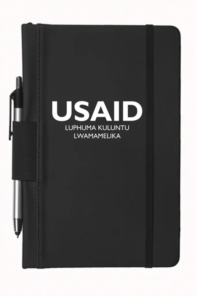USAID Xhosa - 5"x9" Executive Notebooks with Pen