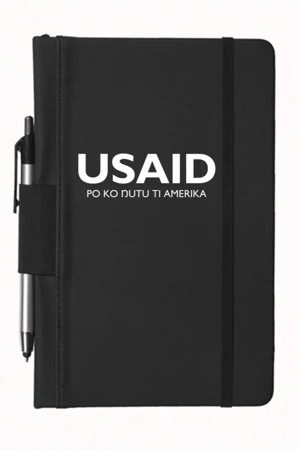 USAID Bari - 5"x9" Executive Notebooks with Pen