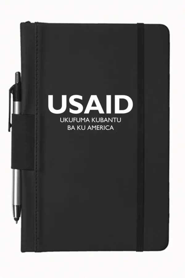USAID Bemba - 5"x9" Executive Notebooks with Pen
