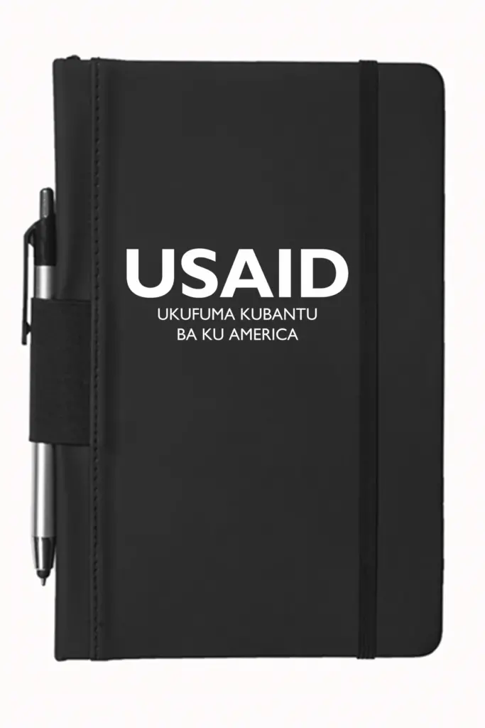 USAID Bemba - 5"x9" Executive Notebooks with Pen