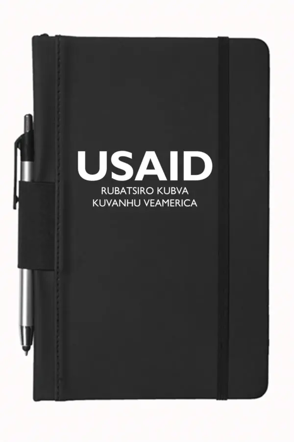 USAID Chishona - 5"x9" Executive Notebooks with Pen