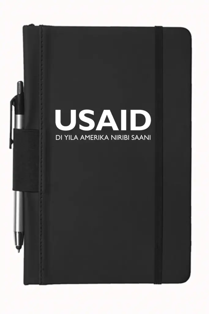 USAID Dagbani - 5"x9" Executive Notebooks with Pen