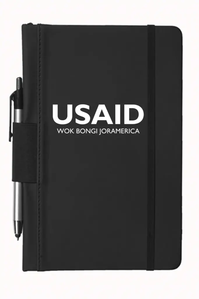 USAID Dhopadhola - 5"x9" Executive Notebooks with Pen