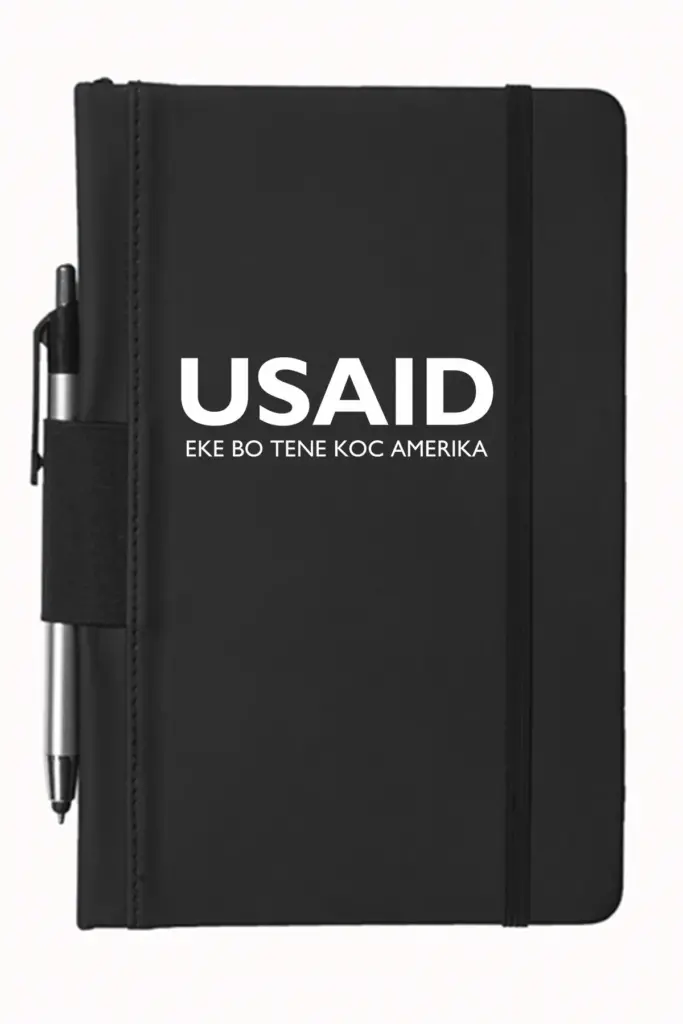 USAID Dinka - 5"x9" Executive Notebooks with Pen