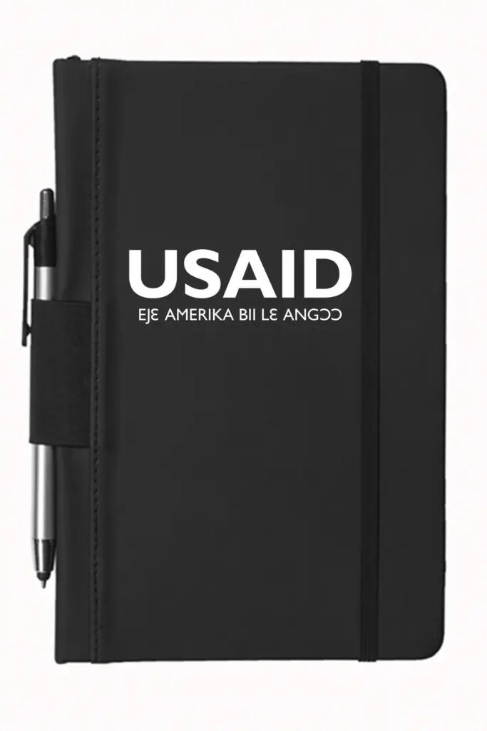 USAID Ga-Dangme - 5"x9" Executive Notebooks with Pen