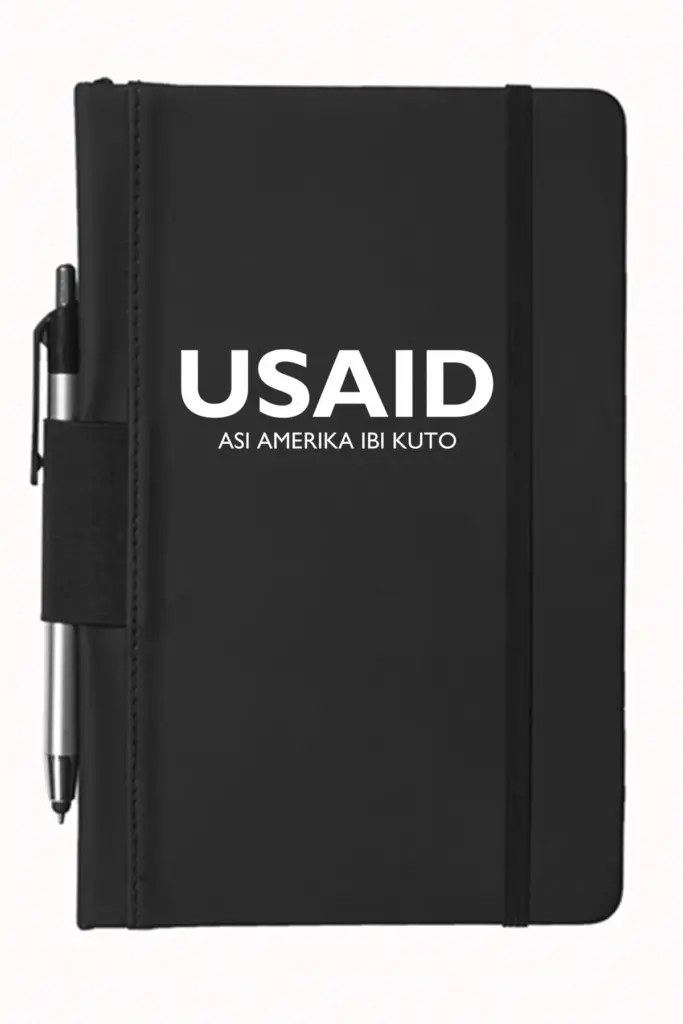 USAID Gonja - 5"x9" Executive Notebooks with Pen