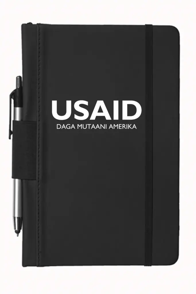 USAID Hausa - 5"x9" Executive Notebooks with Pen