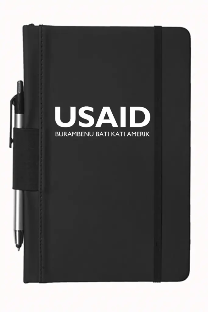 USAID Joola - 5"x9" Executive Notebooks with Pen
