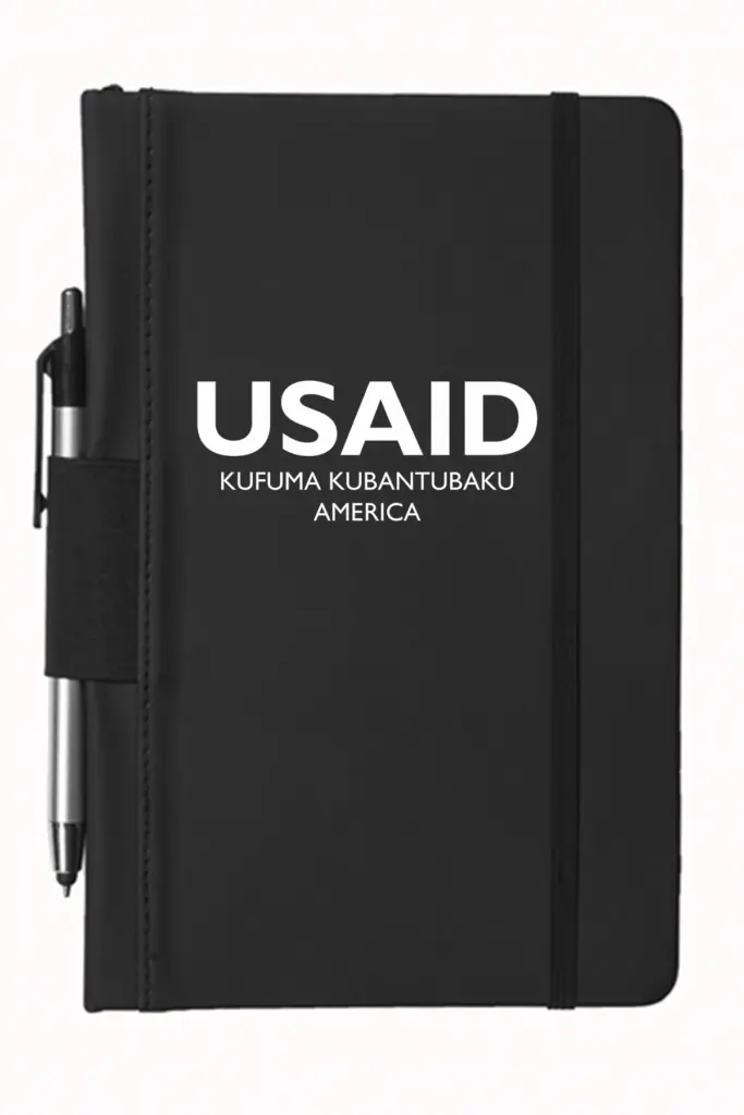 USAID Kaond - 5"x9" Executive Notebooks with Pen
