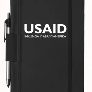 USAID Kinywarwanda - 5"x9" Executive Notebooks with Pen