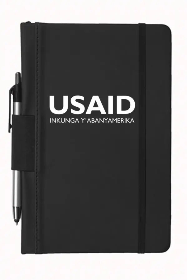 USAID Kinywarwanda - 5"x9" Executive Notebooks with Pen