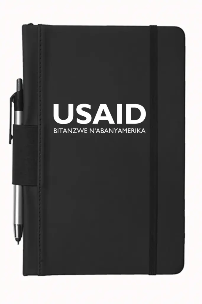 USAID Kirundi - 5"x9" Executive Notebooks with Pen