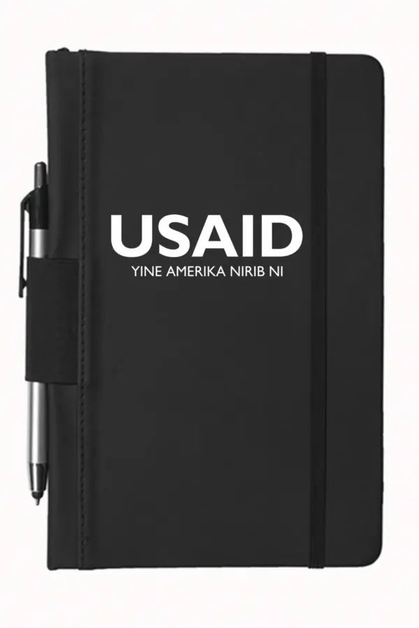USAID Kusaal - 5"x9" Executive Notebooks with Pen
