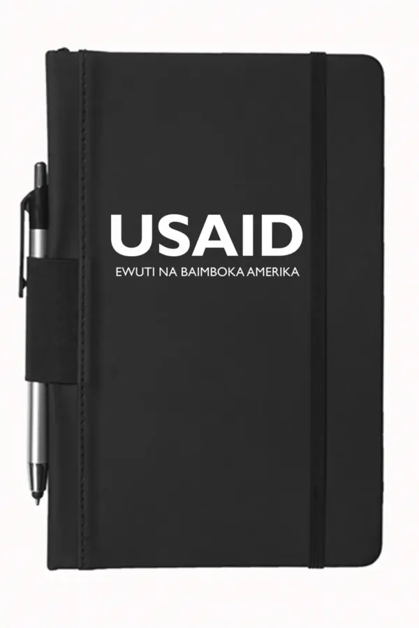 USAID Lingala - 5"x9" Executive Notebooks with Pen
