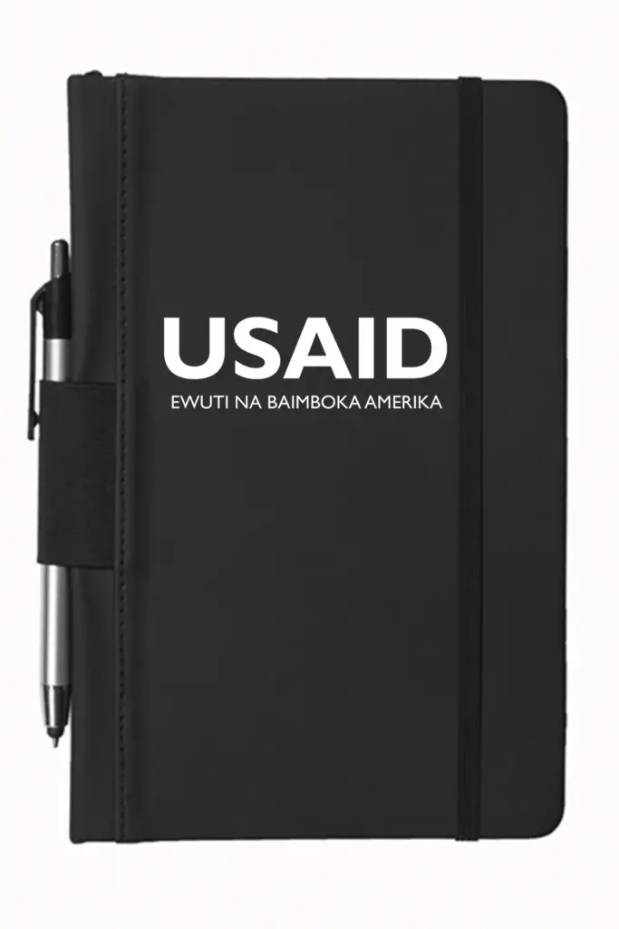 USAID Lingala - 5"x9" Executive Notebooks with Pen