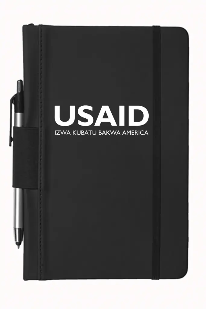 USAID Lozi - 5"x9" Executive Notebooks with Pen
