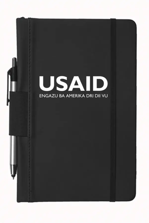 USAID Lugbara - 5"x9" Executive Notebooks with Pen