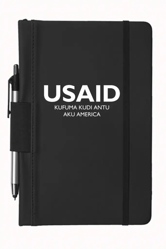 USAID Lunda - 5"x9" Executive Notebooks with Pen