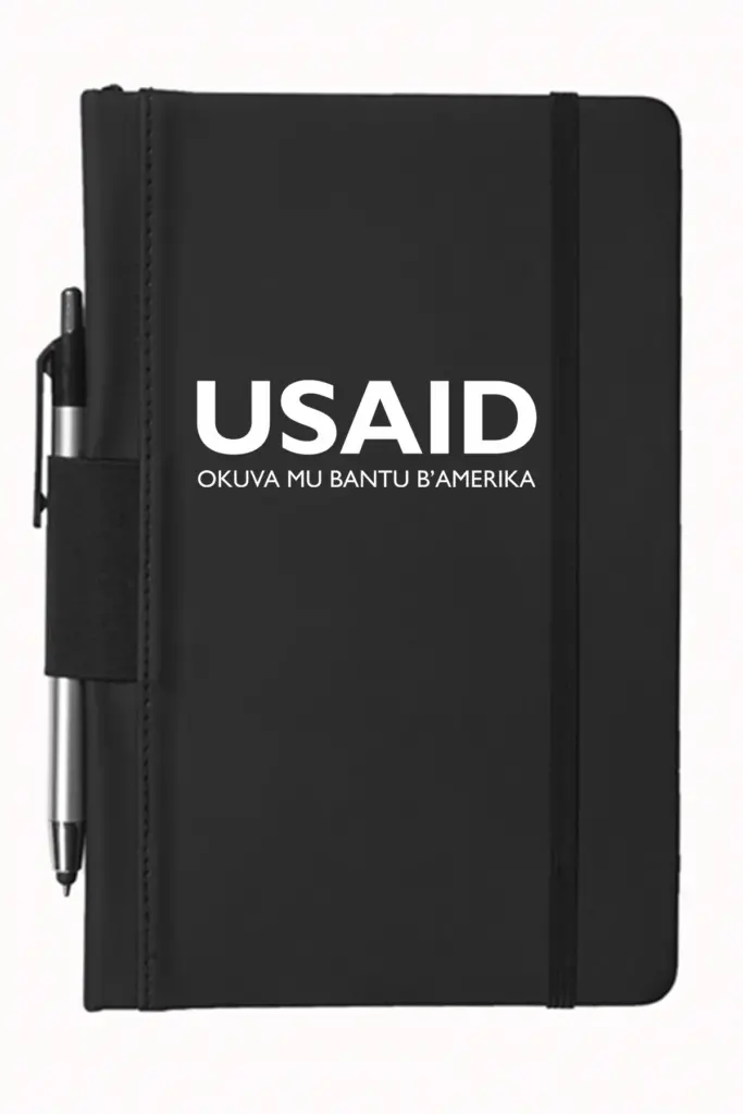 USAID Lusoga - 5"x9" Executive Notebooks with Pen