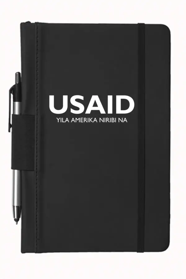 USAID Mampruli - 5"x9" Executive Notebooks with Pen