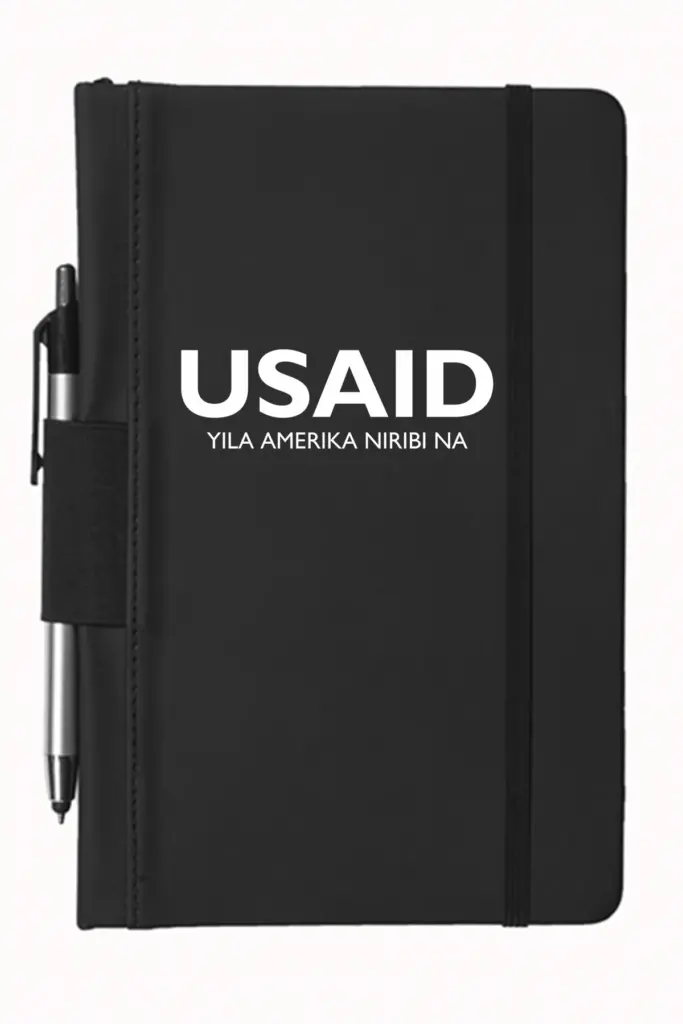 USAID Mampruli - 5"x9" Executive Notebooks with Pen