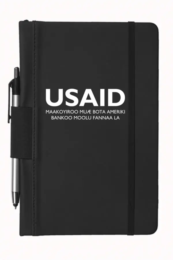 USAID Mandinka - 5"x9" Executive Notebooks with Pen