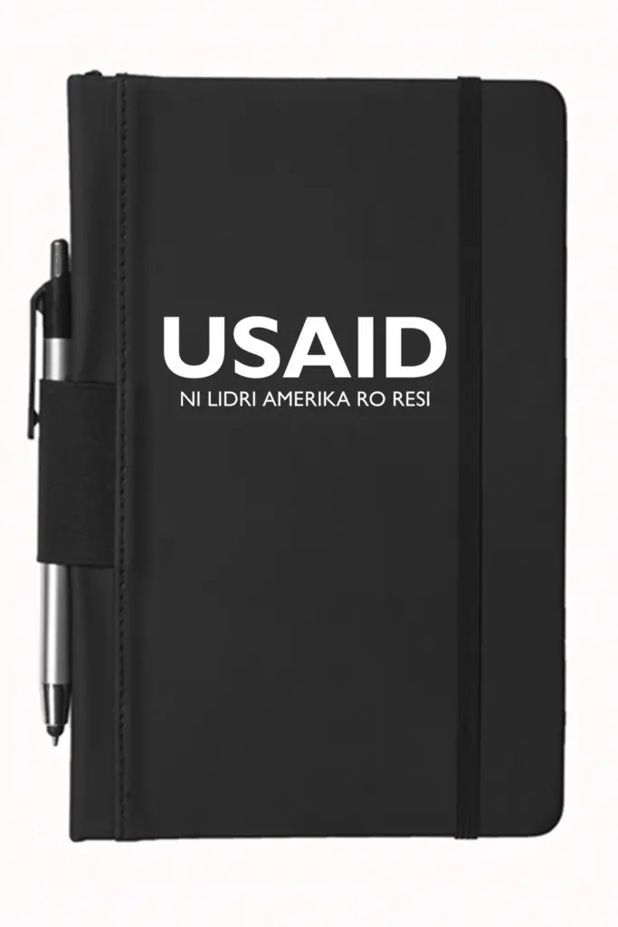 USAID Moru - 5"x9" Executive Notebooks with Pen