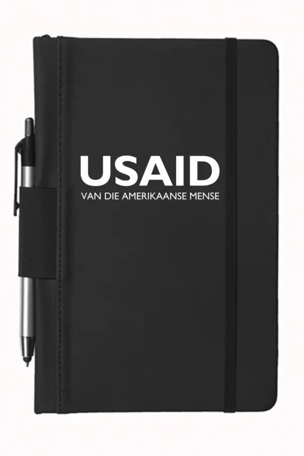 USAID Afrikaans - 5"x9" Executive Notebooks with Pen
