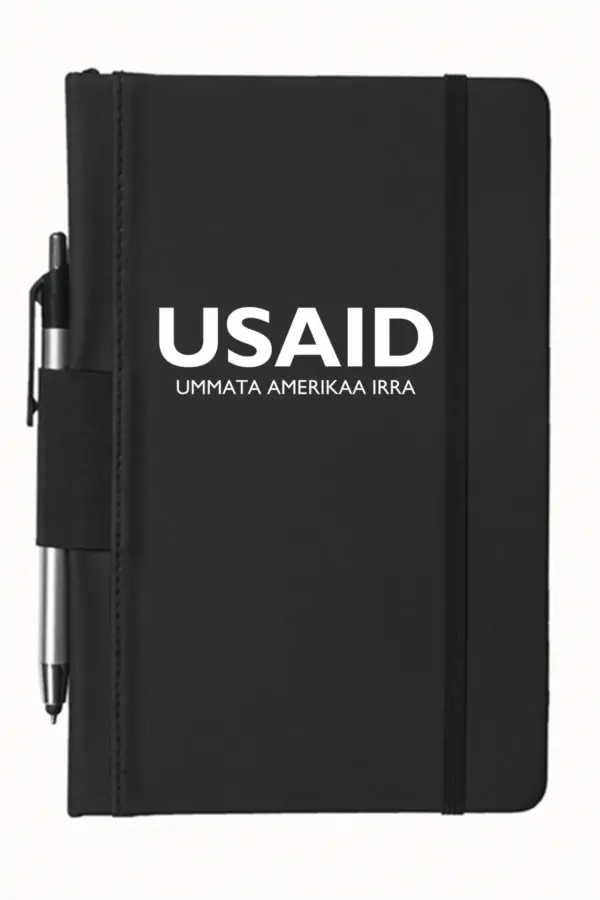 USAID Oromiffa - 5"x9" Executive Notebooks with Pen