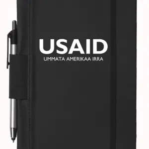 USAID Oromiffa - 5"x9" Executive Notebooks with Pen