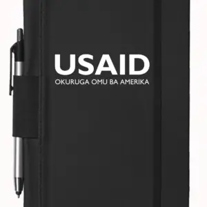 USAID Rutooro - 5"x9" Executive Notebooks with Pen
